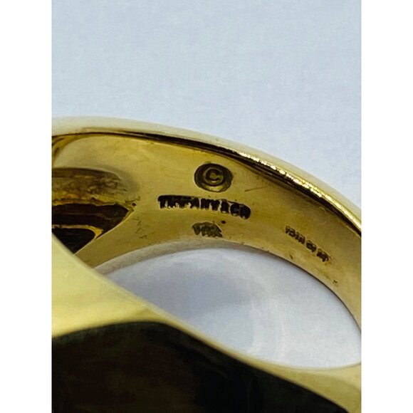 Tiffany & Co Paloma Picasso 18K Two Tone Gold Zoisite Tanzanite Octagonal GIA - Picture 6 of 8